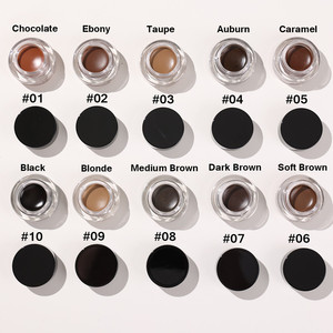 El más nuevo Your Logo Vegan Makeup <span class=keywords><strong>Eyebrow</strong></span> <span class=keywords><strong>Gel</strong></span> 10 colores Impermeable Etiqueta privada Eye Brow Cream <span class=keywords><strong>Gel</strong></span> <span class=keywords><strong>Eyebrow</strong></span> Pomade con cejas gratis - Product Image 4