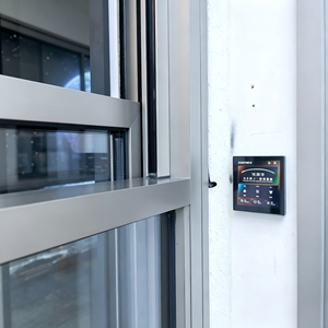 Ventana Corredera de Aleación de Aluminio de Tres Vías, Impermeable e Insonorizada, para Balcón - Product Image 6