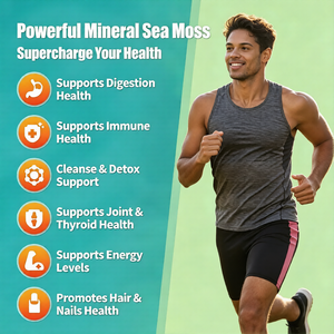 Suplemento de Gotas de Musgo Marino OEM con Aceite de Semilla Negra, Ashwagandha, Raíz de Bardana y Alga Marina, Gotas Líquidas Veganas Multiminerales - Product Image 3
