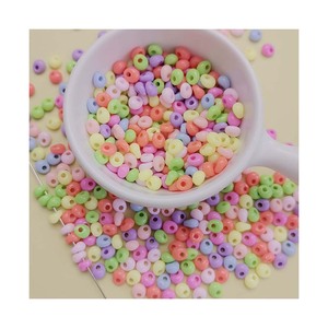 Tùy Chỉnh 2*3Mm Thu Nhỏ Trung Lỗ Vòng Kẹo Màu Sắc Dễ Thương Thời Trang Spacer Hạt Acrylic Charms - Product Image 1