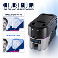 Imprimante de cartes d'identité Entrust Sigma DS3 True 600*600 DPI, impression directe sur carte PVC, machine d'impression de badges intelligents recto-verso