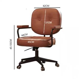 Moderner Ergonomischer Komfortabler Bürostuhl Verstellbarer Drehbarer Computer-Bürostuhl mit Festen Armlehnen - Product Image 2