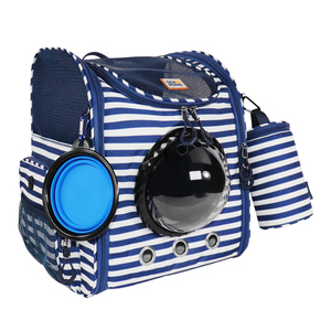 Foldable <b>Pet</b> Backpack Large Space, Side Zipper Opening Breathable <b>Carrier</b>, Anti-Stress Travel Tote Also <b>Pet</b> Bed - Product Image 3