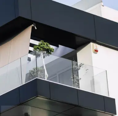 Balkon Aluminium U-Profil Basis für rahmenloses Glas Outdoor Aluminium boden montiert U-Kanal Glaszaun Geländer Handlauf