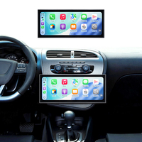 Navigateur GPS ZWNAV avec écran tactile Android de 15,8 pouces pour Seat Leon 2005-2012 avec CarPlay Android Auto 5G/WiFi Carte mondiale