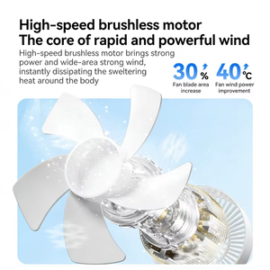 Portable Fans <b>Mini</b> Usb Rechargeable Folded <b>Table</b> Fan Powerful Airflow with 100-Level Wind Speed Adjustment <b>Mini</b> Hand Fan - Product Image 3