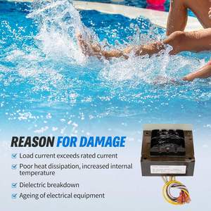 Transformateur d'alimentation GLX-XFMR pour les systèmes de chloration au sel <span class=keywords><strong>Hayward</strong></span>, compatible avec les piscines Aqualogic AquaRite/AquaTrol/AquaTrol - Product Image 3