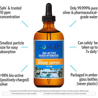 Argent colloïdal liquide bioactif, hydrosol d'argent colloïdal, gouttes d'argent colloïdal, étiquette privée OEM personnalisée