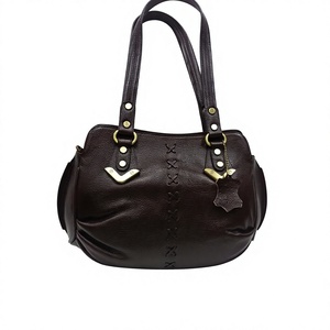 Bolso de Mano Casual para Mujer, de Cuero Genuino Verde, con Cierre de Cremallera, Impermeable, Gran Capacidad, Ligero y Plegable - Product Image 2