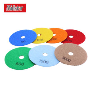 Disco <span class=keywords><strong>de</strong></span> Pulido <span class=keywords><strong>de</strong></span> Diamante Seco Midstar para Concreto, <span class=keywords><strong>Terrazo</strong></span>, Mármol, Azulejos <span class=keywords><strong>de</strong></span> Cerámica, OEM, Biselado <span class=keywords><strong>de</strong></span> Bordes, Grano Extra Fino, Banco <span class=keywords><strong>de</strong></span> Pulido - Product Image 1