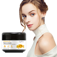 Crème Coréenne Biologique Anti-Âge à la Vitamine E, Éclaircissante pour les Taches et Cicatrices, Blanchissante et Raffermissante au Collagène Naturel à Base de Curcuma
