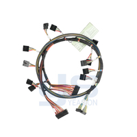 Manguera de cableado de radio para coche de nailon con malla, estilo OEM, multipin, para actualización de radio Android, instalación fácil Plug and Play