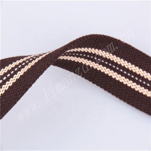 Ceinture en sangle 100 % coton écologique <span class=keywords><strong>à</strong></span> rayures pour textiles de maison, sacs et chaussures - Product Image 4