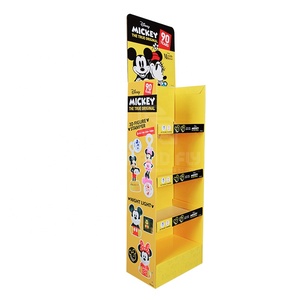 Tùy chỉnh đồ chơi các tông hiển thị sàn Kệ bán lẻ <span class=keywords><strong>2</strong></span> Tier truy cập hàng đầu hộp hiển thị mù hộp Pop sóng giấy hiển thị đứng - Product Image 4