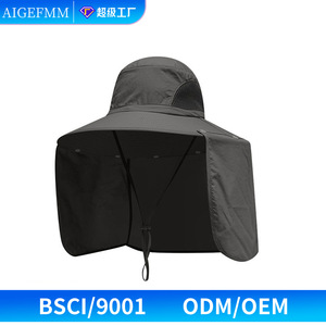 Fisherman Hat Sun Protection Quick Drying UV Protection Breathable Waterproof Bucket Hat For Outdoor Fishing Hiking Spring - Product Image 2