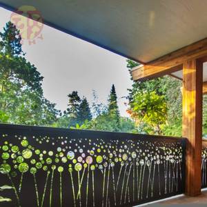 Barandilla de hierro forjado para balcón, balaustre, decoración artística, barandilla de metal - Product Image 2