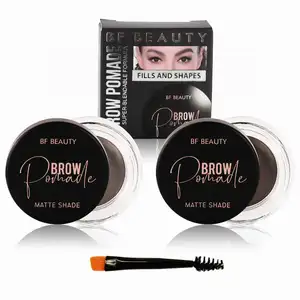 Multifunction Cosmetics Makeup Brow Pomade Kit Private Label Natural Ingredients Vegan Tinted Brow Pomade