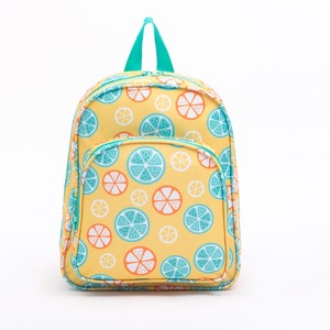 Mochila amarilla con diseño de limón, mini mochila naranja, bolso escolar de tela de poliéster para mujer y niña - Product Image 6