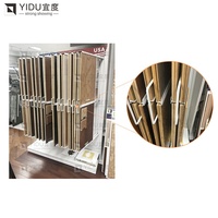 Hot Sale Mosaik Keramik halter Granit Stand Seite Drehen Bodenfliesen Rack Stein Metall Holz Probe Display Showroom