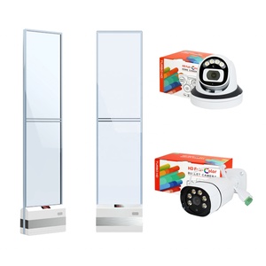 ระบบป้องกันการโจรกรรม E-Bit Double EAS รุ่น AM-071ความถี่58kHz เสาอากาศรักษาความปลอดภัยแบบอะคริลิกใสสีขาวสำหรับป้องกันการสูญหายของสินค้าพร้อมกล้อง - Product Image 1