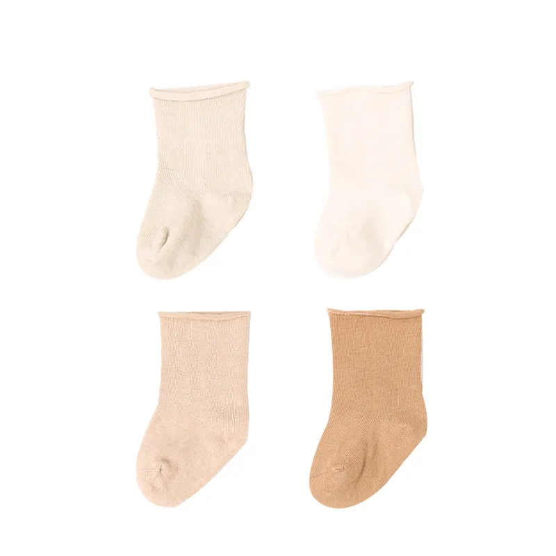 Bebek yumuşak ayaklar pamuk toptan çorap için bebek/kış sıcak kalın pamuklu bebek çorap