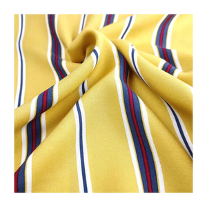 Nhà Máy Sản Xuất In 100% Rayon Vải Sọc Dòng Thiết Kế Thời Trang Phong Cách Đồng Bằng Dệt <span class=keywords><strong>Viscose</strong></span> Rayon Vải Cho Ăn Mặc - Product Image 4