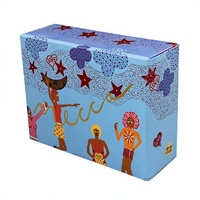 Caja Rígida con Tapa y Logotipo Personalizado, Laminación Mate de Doble Cara, Caja de Regalo de Cartón de Alta Gama, Caja de Suscripción de Lujo para Ropa