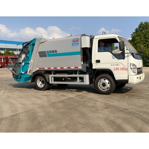 2025 nhiệm vụ ánh sáng forland foton 4x2 3cbm phía sau loader DIESEL hộp số tay Cummins động cơ mini rác <span class=keywords><strong>compactor</strong></span> xe tải - Product Image 2