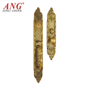 Khóa Cửa Kết Hợp Đồ Nội Thất Cổ Bằng Hợp Kim Kẽm Kéo Đôi Bên Ngoài Cửa Biệt Thự Phong Cách Châu Âu - Product Image 5