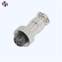 Connecteur d'aviation sans soudure GX12 6 broches, mâle et femelle, prise circulaire, équipement industriel, prise de signal d'alimentation