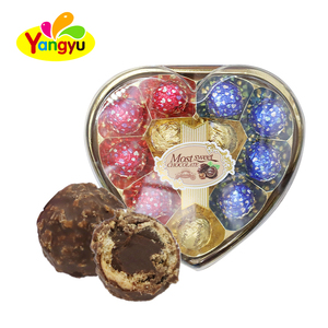 Chocolat en forme de cœur romantique tendance avec feuille d'aluminium pour cadeaux - Product Image 3