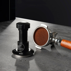 Barista Espresso Tamper nhôm xử lý có thể điều chỉnh chính xác kiểm soát 25-35 lbs mạnh mẽ ngay cả áp lực tác động bột cà phê búa - Product Image 2