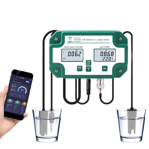 6-in-1 wifi thông minh kỹ thuật số chất lượng nước Tester xách tay Ph Ec Tds Muối SG Temp Meter dữ liệu logger app điều khiển chúng tôi/EU/UK Cắm ODM - Product Image 2