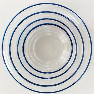 Vente en gros de sets de vaisselle élégants pour mariage, en or, noir et blanc, en verre - Product Image 3