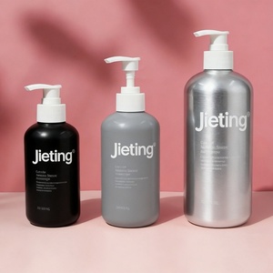 Bouteille de shampoing et de gel douche en PET, bouteille de lotion en plastique PET à pompe, bouteille de shampoing de 250/300/500 ml - Product Image 4