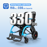 Fauteuil roulant électrique médical 4 en 1 populaire, 500W, sans balais, pour usage quotidien, portable et pliable