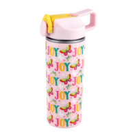 Bouteille d'eau isotherme OEM 330 ml en plastique PP sécurisé, thermique, anti-fuite, à boire directement