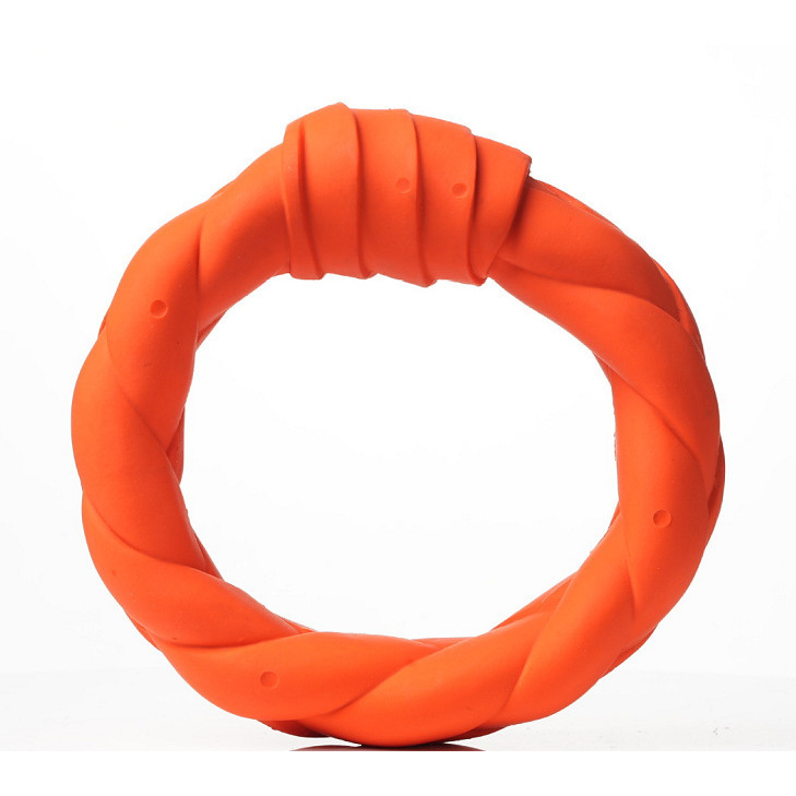 Anneaux circulaires tressés (orange)