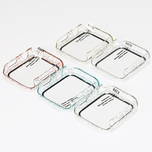 Ivanhoe Đầy Màu Sắc Long Lanh Trường Hợp Đối Với <span class=keywords><strong>Apple</strong></span> Xem Bảo Vệ Màn Hình 44Mm 42Mm 40Mm 38Mm Iwatch Bling Khung Với Tempered Glass Bìa - Product Image 2