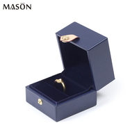 Vente en gros boîte à bijoux à rabat forme carrée boîte cadeau pour bijoux en cuir PU ensemble de boîtes d'emballage pour boucles d'oreilles, bague et collier