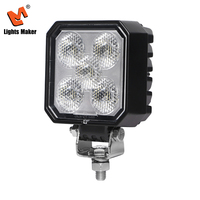 Motosiklet Yardımcı Sürüş Lambası 20W 2.7 İnç LED Çalışma Işığı Podları 2000LM Sel Işını ATV UTV Offroad Kamyon için 0805-2-20