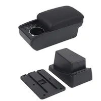 Vtear pour SUV électrique Dayun 2023-2026 – Boîte de rangement accoudoir grande capacité avec port USB intégré et porte-gobelet – Accessoires et pièces automobiles