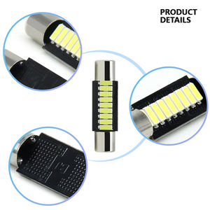 Lampe de lecture blanche et chaude à <span class=keywords><strong>Led</strong></span> cc 12v 4014 9smd pour l'intérieur de la <span class=keywords><strong>voiture</strong></span>, lampe de plafond de carte, ampoules Festoon C5W - Product Image 2