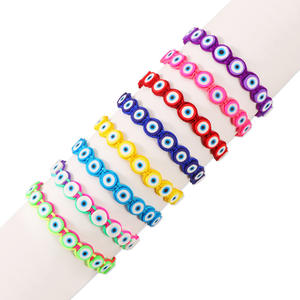 2024 pulseras tejidas <span class=keywords><strong>de</strong></span> cuentas <span class=keywords><strong>de</strong></span> ojo malvado <span class=keywords><strong>de</strong></span> moda pulsera <span class=keywords><strong>de</strong></span> cuentas <span class=keywords><strong>de</strong></span> ojo malvado <span class=keywords><strong>de</strong></span> arcilla colorida pulsera <span class=keywords><strong>de</strong></span> amuleto <span class=keywords><strong>de</strong></span> playa <span class=keywords><strong>de</strong></span> verano para mi <span class=keywords><strong>hija</strong></span> - Product Image 1