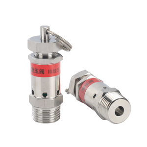Válvula de Alivio Neumática de Acero Inoxidable con Sellado FKM para Calderas de Vapor y Compresores de Aire, Resistente a Altas Temperaturas y a la Corrosión - Product Image 1