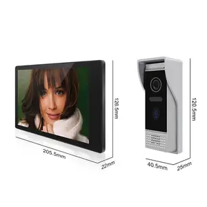 8 인치 HD 빌라 비디오 인터콤 1080P 가정용 초인종 와이파이 동작 감지 시스템 비디오 도어 전화 금속 주택 허용 120s