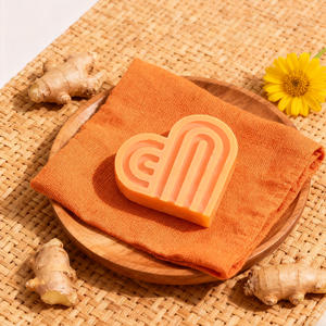 Pianta naturale estratto di curcuma fatto a mano Shampoo <span class=keywords><strong>Bar</strong></span> idratante e ammorbidente per la cura dei capelli Shampoo creativo olio essenziale sapone - Product Image 2