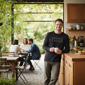 Se il cavolfiore può essere pizza, tu puoi essere qualsiasi cosa - T-shirt a maniche lunghe - Product Image 3