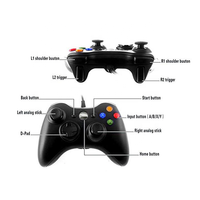 Mando de Juego con Cable USB para Consola XBOX 360 y PC, Joystick, Joypad
