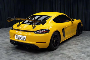 ชุดแต่งกันชนรถยนต์สำหรับ Porsche <span class=keywords><strong>718</strong></span> <span class=keywords><strong>Cayman</strong></span> ปี 2016 ขึ้นไป อัพเกรดเป็นชุดแต่งสไตล์ GT4 RS พร้อมสปอยเลอร์หลังบนหลังคา - Product Image 3